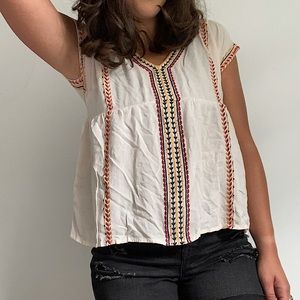 Altar’d State small embroidered babydoll top